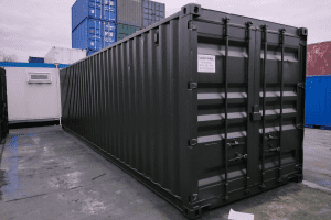30 foot storage container front view