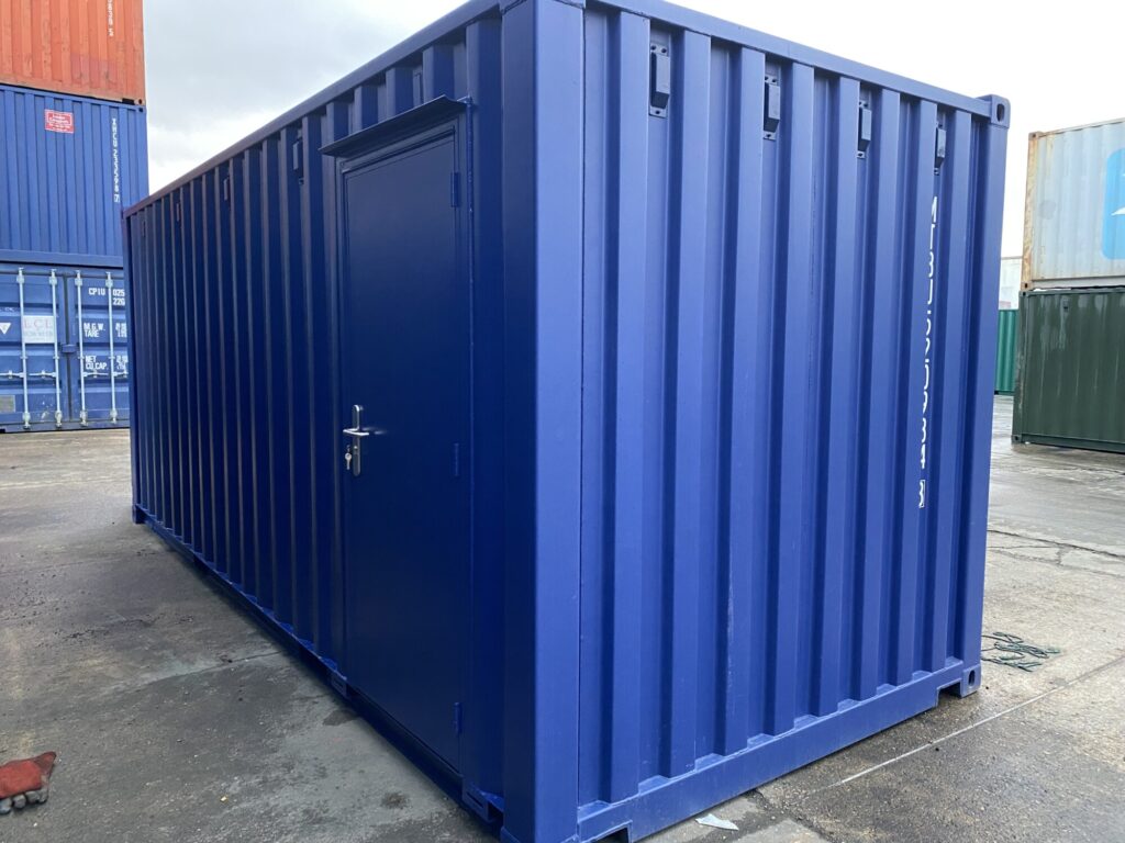 container conversion in blue